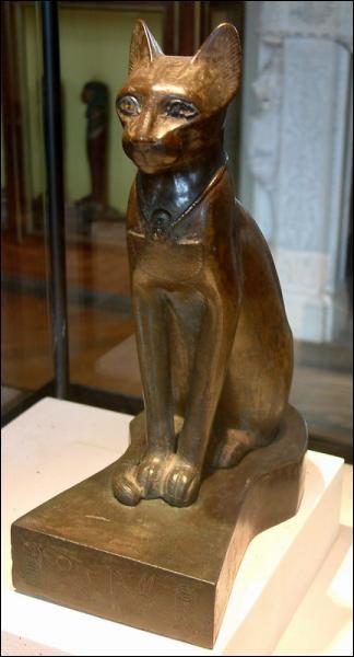 Les gyptiens de l'Antiquit divinisrent le chat sous les traits de la desse