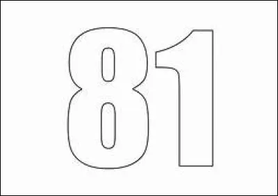 Quel nombre précède le 81 ?