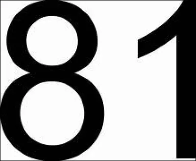 Quel chiffre, mis au carré, donne 81 ?