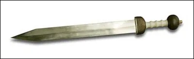 Quelle est cette arme blanche en G, une courte épée utilisée par les légionnaires romains ?