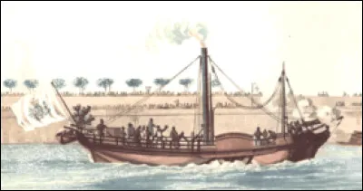 Quel est le nom du premier navire à avoir effectué une traversée de la Manche entièrement à la vapeur, le 17 mars 1816, après 17 heures de traversée entre Newhaven et Le Havre ?