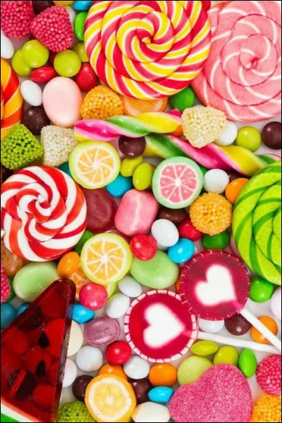 Après avoir mangé un bonbon, environ combien en manges-tu ?