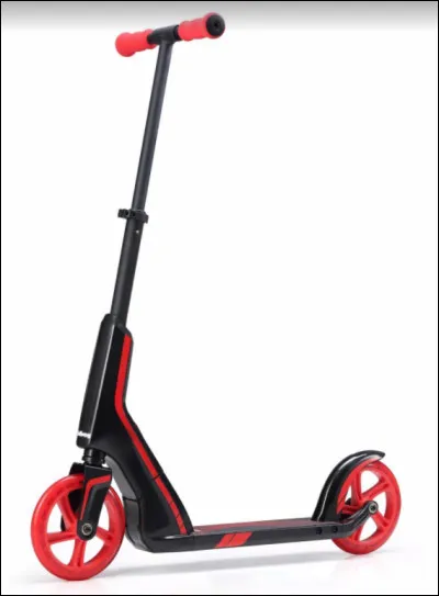 Quel est cet engin de déplacement personnel avec un plateau, deux roues et un guidon ?