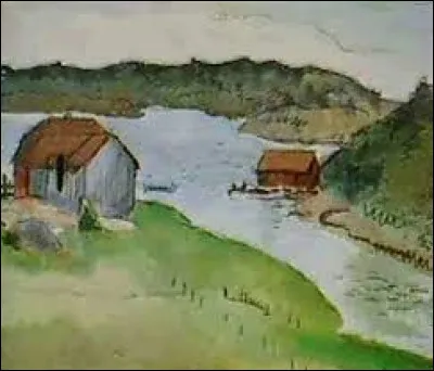 Qui a peint ce "Pr&eacute; au bord de la mer" ?