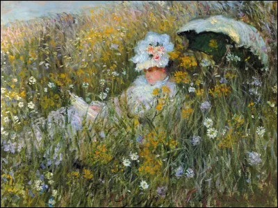 Qui a peint ce tableau intitul&eacute; "Pr&eacute; de fleurs" ?