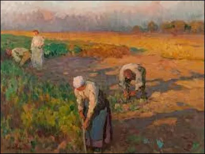 Qui a peint "Travaux dans les champs" ?