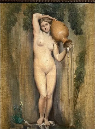 Quel peintre est l'auteur de ce tableau intitulé ''La Source'' ?