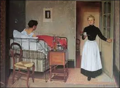 En 1892, quel nabi a peint cette huile sur toile intitulée ''La Malade'' ?