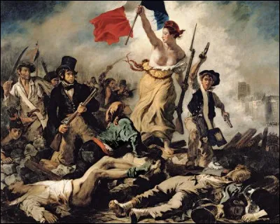 Quelle fut la toile, la plus célèbre du peintre Eugène Delacroix, mort le 13 août 1863 ?
