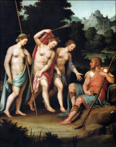 Qui sont les trois déesses mises à disposition au berger Pâris afin qu'il choisisse la plus belle ?