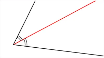 Sciences et Nature : En mathématique, comment appelle-t-on une demi-droite qui coupe un angle en deux angles égaux ?