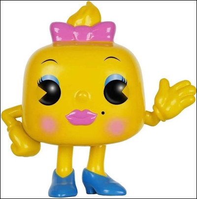 Pac-Man a un petit lui en féminin. Comment s'appelle-t-elle ?