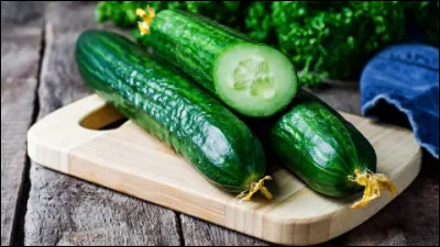 Quelle est la quantité d'eau contenue dans le concombre (exprimée en pourcentage) ?