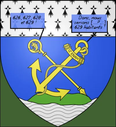 Pendant ce temps, dans le golfe du Morbihan, on compte, sur l'île... (Complétez !)