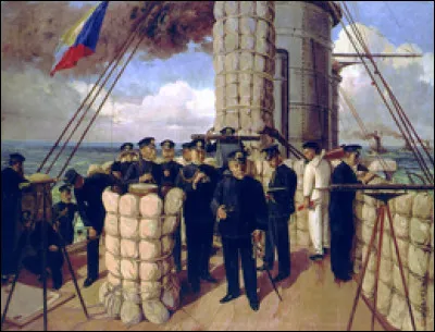 Comment s'appelle la bataille qui a eu lieu les 27 et 28 mai 1905 entre la flotte russe de la Baltique commandée par l'amiral Zinovi Rojestvenski et la Marine impériale japonaise sous les ordres de l'amiral Tōgō ?