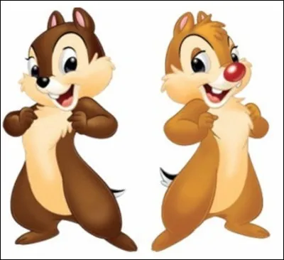 Tic et Tac de l'Univers Disney sont deux tamias de fiction.