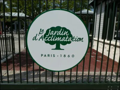 Le Jardin d'Acclimatation se trouve dans la région...