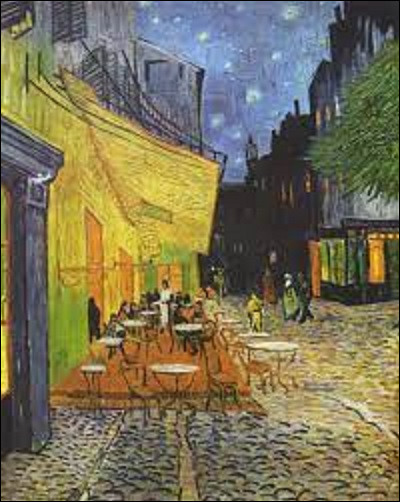 On commence ce quiz en cherchant un postimpressionniste. De ces trois membres, lequel a réalisé, en 1888, cette huile sur toile nommée ''Terrasse du café le soir'' ?