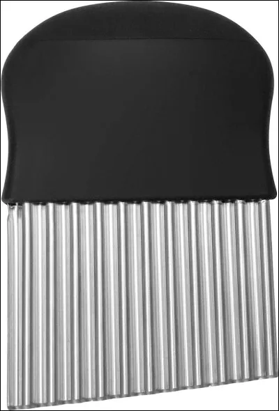 Quel est cet objet, un type de trancheuse ondulée ?