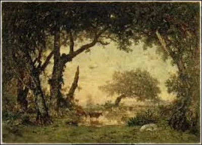 Ce peintre paysagiste, cofondateur de l'&eacute;cole de Barbizon, auteur de ce tableau, c'est ...