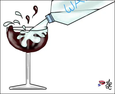 L'expression "mettre de l'eau dans son vin" signifie...