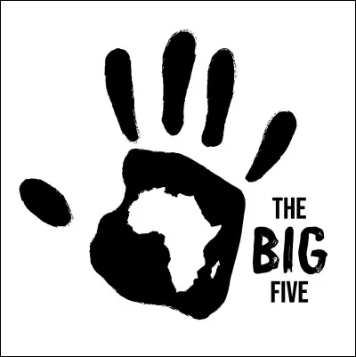 Quel animal ne fait pas partie des ''big five'' ?