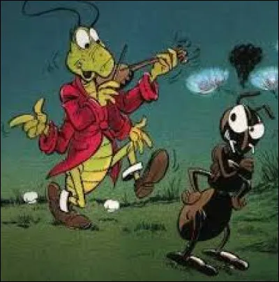 Dans la fable "La Cigale et la fourmi", laquelle des deux est une bonne vivante insouciante ?
