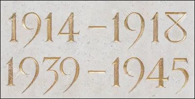 Laquelle de ces guerres commença en 1914 et s'arrêta en 1918 ?