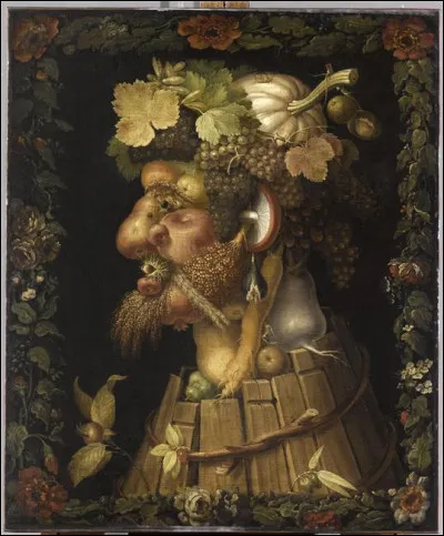 Quel peintre du XVIe siècle a réalisé des portraits avec des fruits et des légumes notamment ?