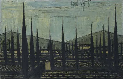 Qui a peint " Paysage aux cyprès" ?