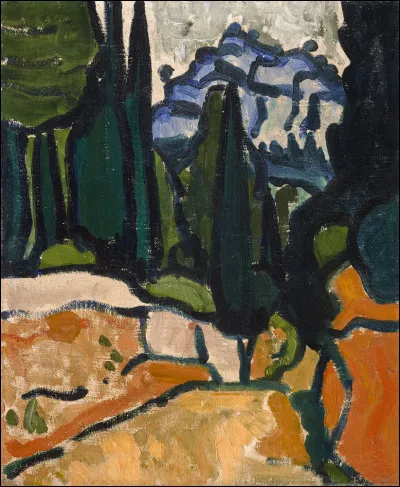 Qui a peint "Cyprès à Cassis" ?