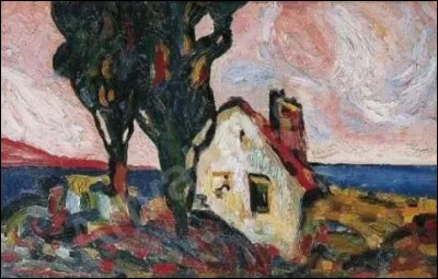 Qui a peint "Les deux cyprès à Anthéor" ?