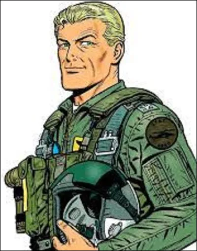 Quel est le nom de ce pilote de chasse de BD ?