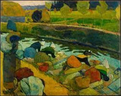 De ces trois postimpressionnistes, lequel a réalisé cette toile nommée ''Les Lavandières à Arles'', en 1888 ?