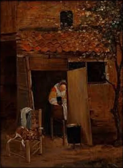 Datant de 1650, ''Blanchisseuse'' est un tableau baroque. Qui est l'auteur de cette toile ?