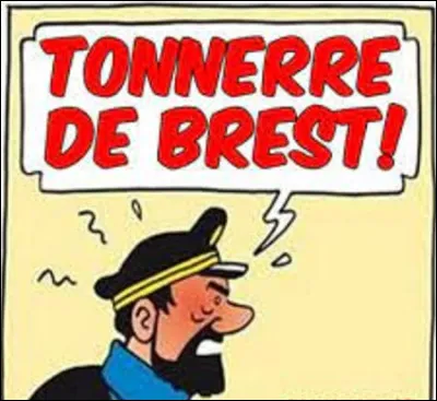 D'où vient l'expression ''tonnerre de Brest'' ?