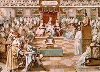 Histoire : Comment a-t-on appelé le premier concile en l'an 325 qui avait pour but de résoudre les questions qui divisaient l'Église et de poser les premiers dogmes du christianisme ?