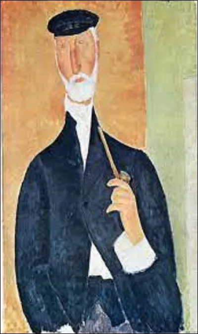 En 1918, quel artiste de l'École de Paris a peint ce portrait intitulé ''L'Homme à la pipe'' ?