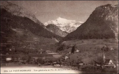 Dans quel département l'ancienne commune "le Petit-Bornand-les-Glières" est-elle située ?