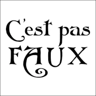 ''C'est pas faux'' est une des répliques les plus cultes de quelle série télévisée ?