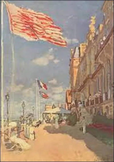 Et on termine ce quiz en cherchant un impressionniste. Lequel a réalisé, en 1870, ce tableau nommé ''Hôtel des roches noires, Trouville'' ?
