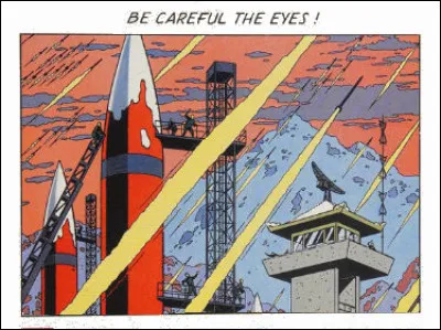 En anglais, on ne dit pas "Attention les yeux !", mais ...