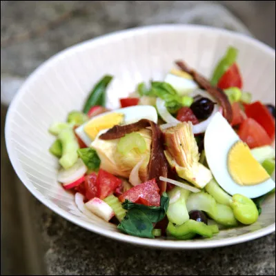 Quelle est cette salade (pas très copieuse, je vous l'accorde) ?