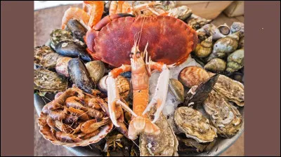 Quel crustacé voit-on sur ce plateau ?