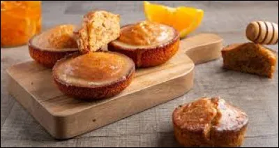 Quel est le nom de ce petit gâteau à base de pain d'épices, fourré de marmelade d'orange et nappé de miel ?