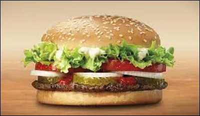 De quel fast food le Whopper est-il l'hamburger emblématique ?
