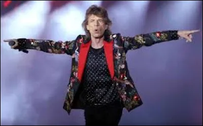 Mick Jagger est le chanteur du groupe The Rolling Stones.