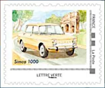 1961 > Quelques mois seulement après la 4L, ce modèle de Simca - la "1000" - conforte la 2e place de son constructeur en France. Encore une fois, on se demande pourquoi ce nom de "1000" !