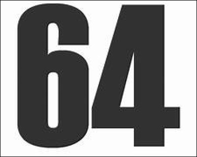 De quel chiffre le nombre 64 est-il le carré ?