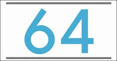 De quel chiffre le nombre 64 est-il le cube ?